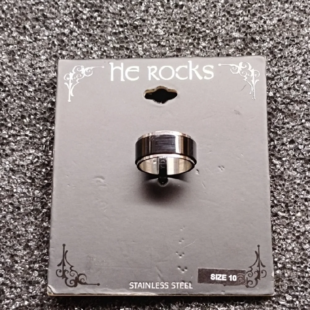 He Rocks Stainless‎ Steel Ring